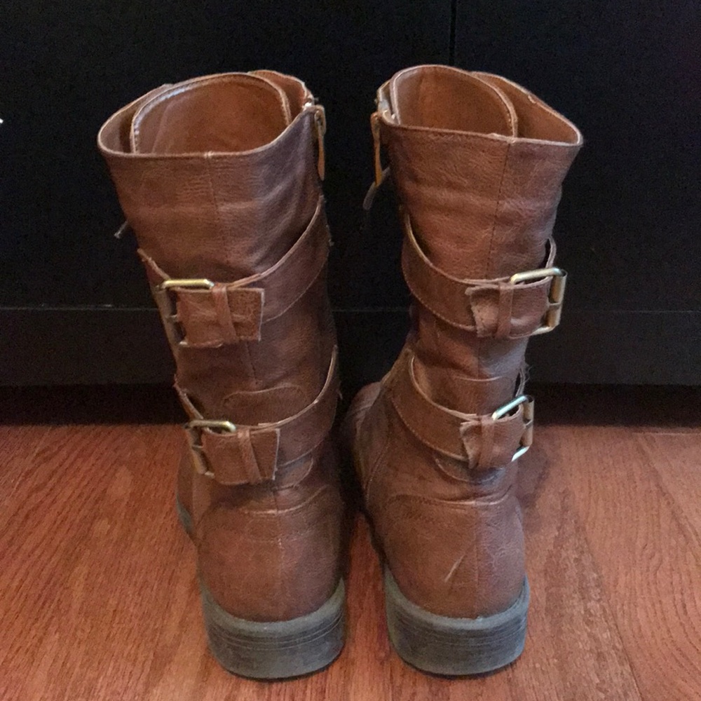 Combat Boots Brown - Picture 4 of 4